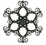 (image for) Flowers and Swirls Silhouette